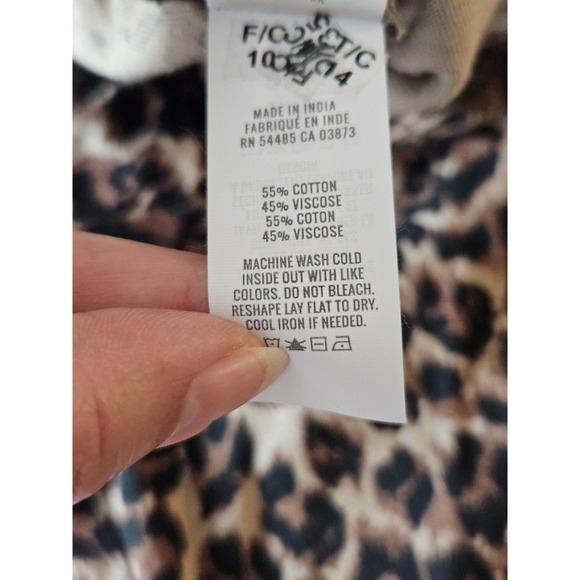 Aerie Leopard Animal Print Pajama Joggers Comfy Cotton Blend Pants S - Picture 8 of 16